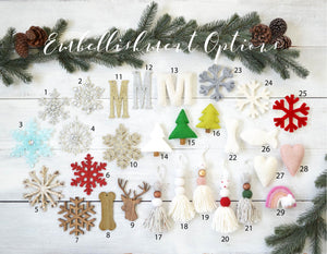 CHRISTMAS STOCKING  - Gray & White Linen Pinstripe and Velvet