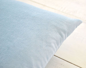 Baby Blue Velvet Pillow Cover