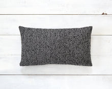 Black & White Wool Herringbone Pillow Cover