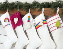 CHRISTMAS STOCKINGS - Magenta with Velvet Collection