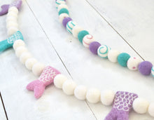 Felt Ball Garland - Mermaid