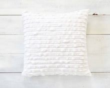 Ruffle Pillow Cover - White